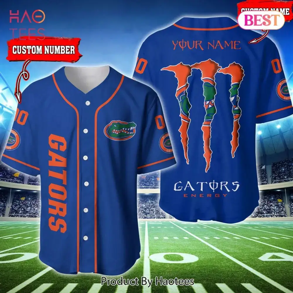 Custom Gators Baseball Jersey - Personalized Name & Number Sportswear Image