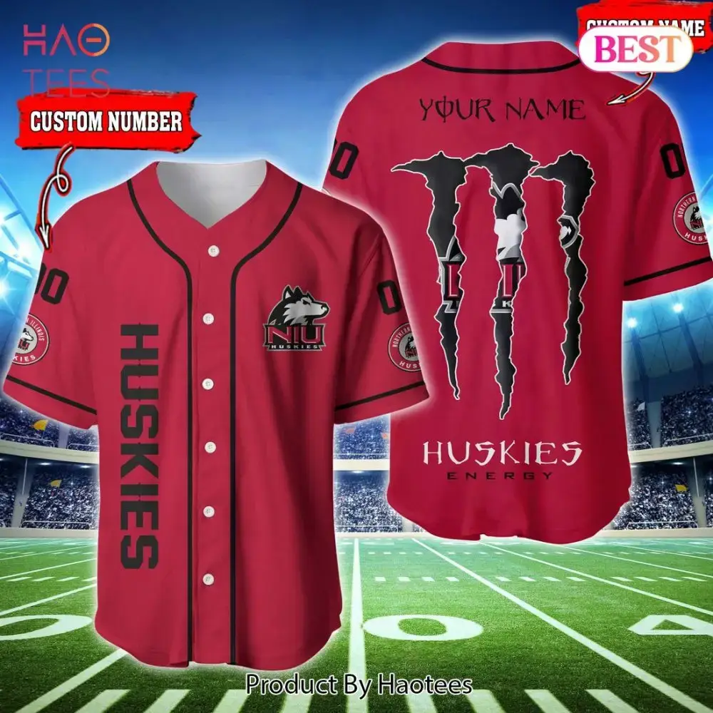 Custom Huskies Baseball Jersey - Personalized Name & Number - Perfect Gift! Image