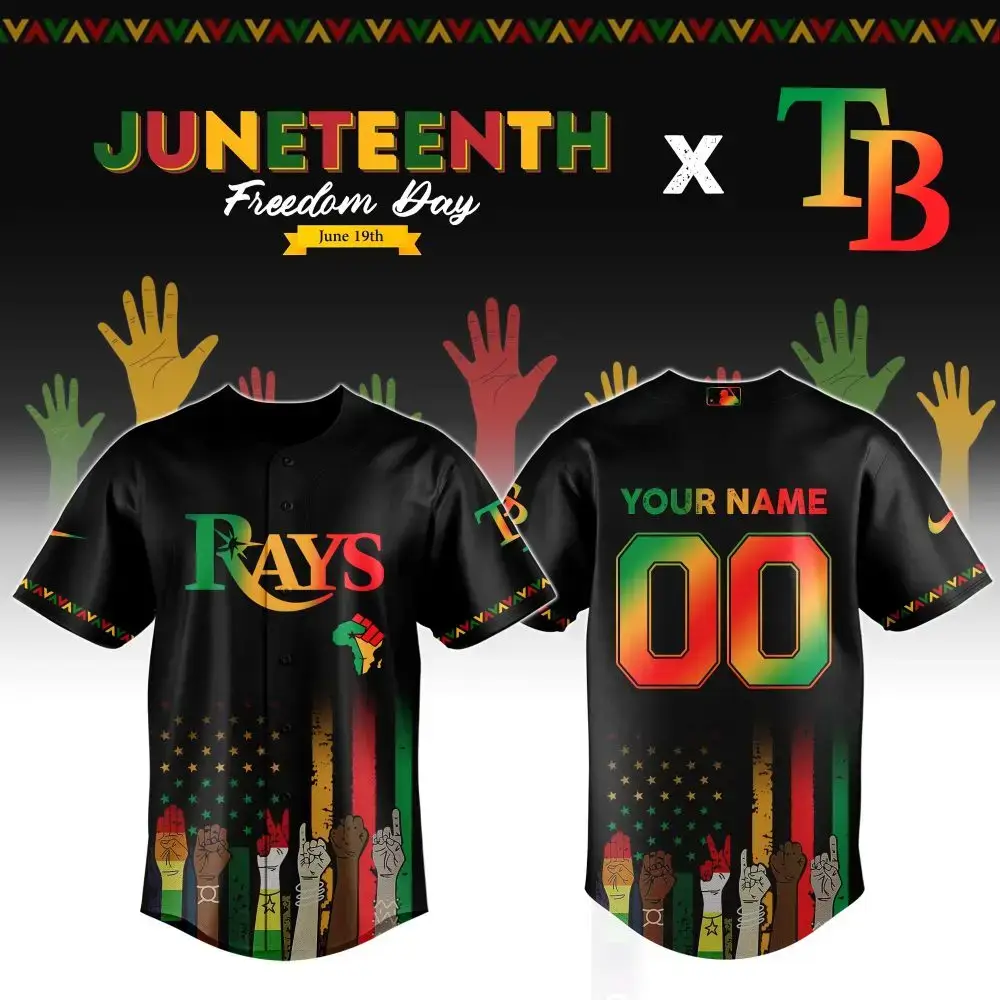 Custom Juneteenth Freedom Day Jersey – Personalized Name & Number, Celebrate In Style! Image