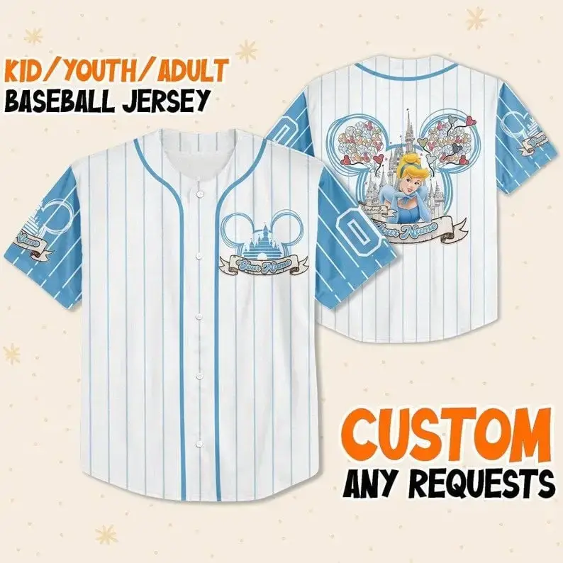 Custom Kids/Adult Baseball Jersey - Personalized Fantasy Theme - Unique Gift Idea! Image