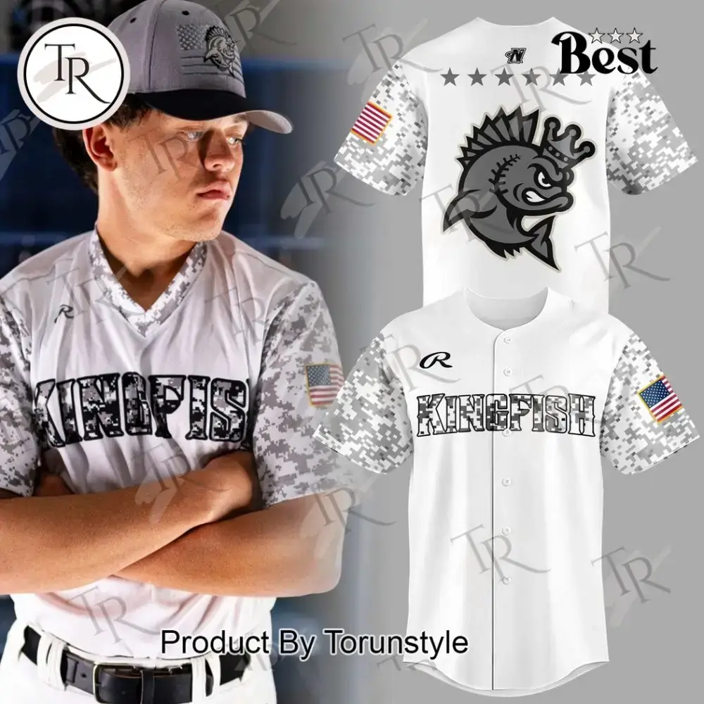 Custom Kingfish Baseball Jersey – Premium Design, Comfortable Fit, Team Spirit Apparel Image