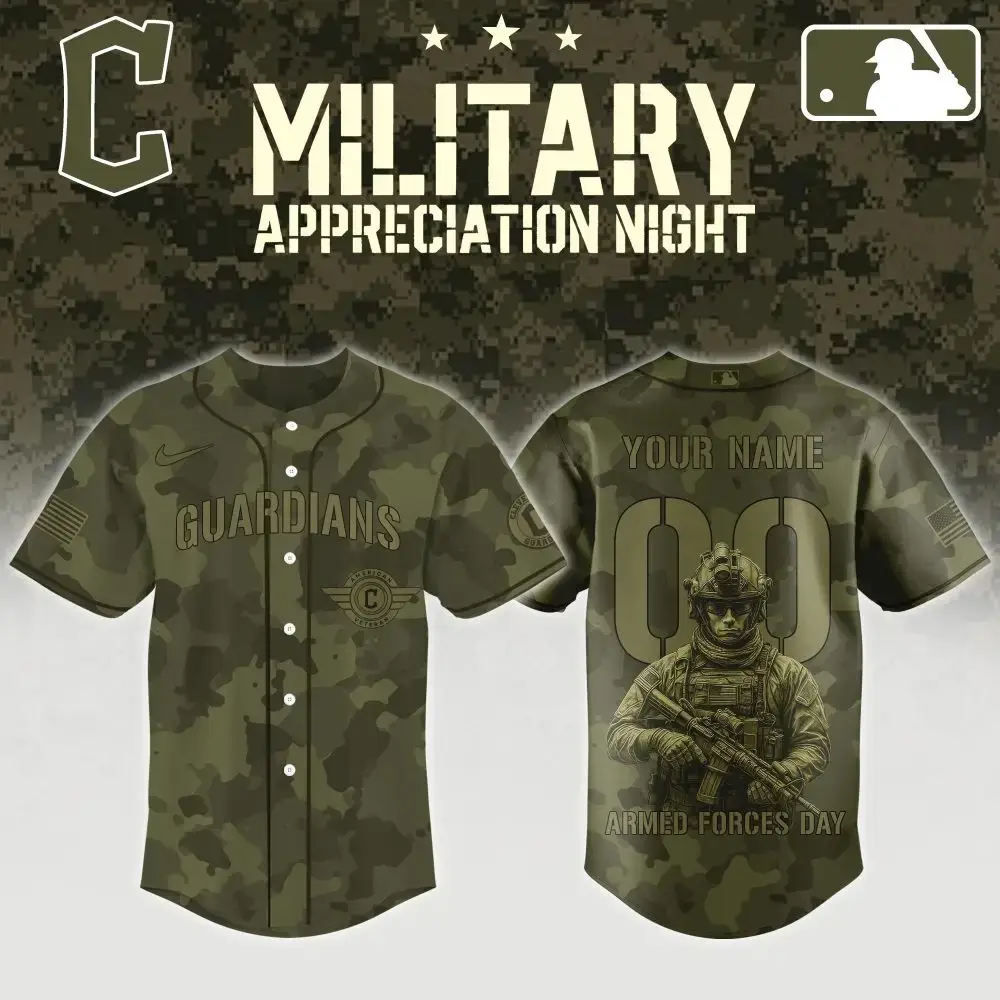 Custom Military Appreciation Camo Jersey – Personalized Name & Number For Armed Forces Day Image