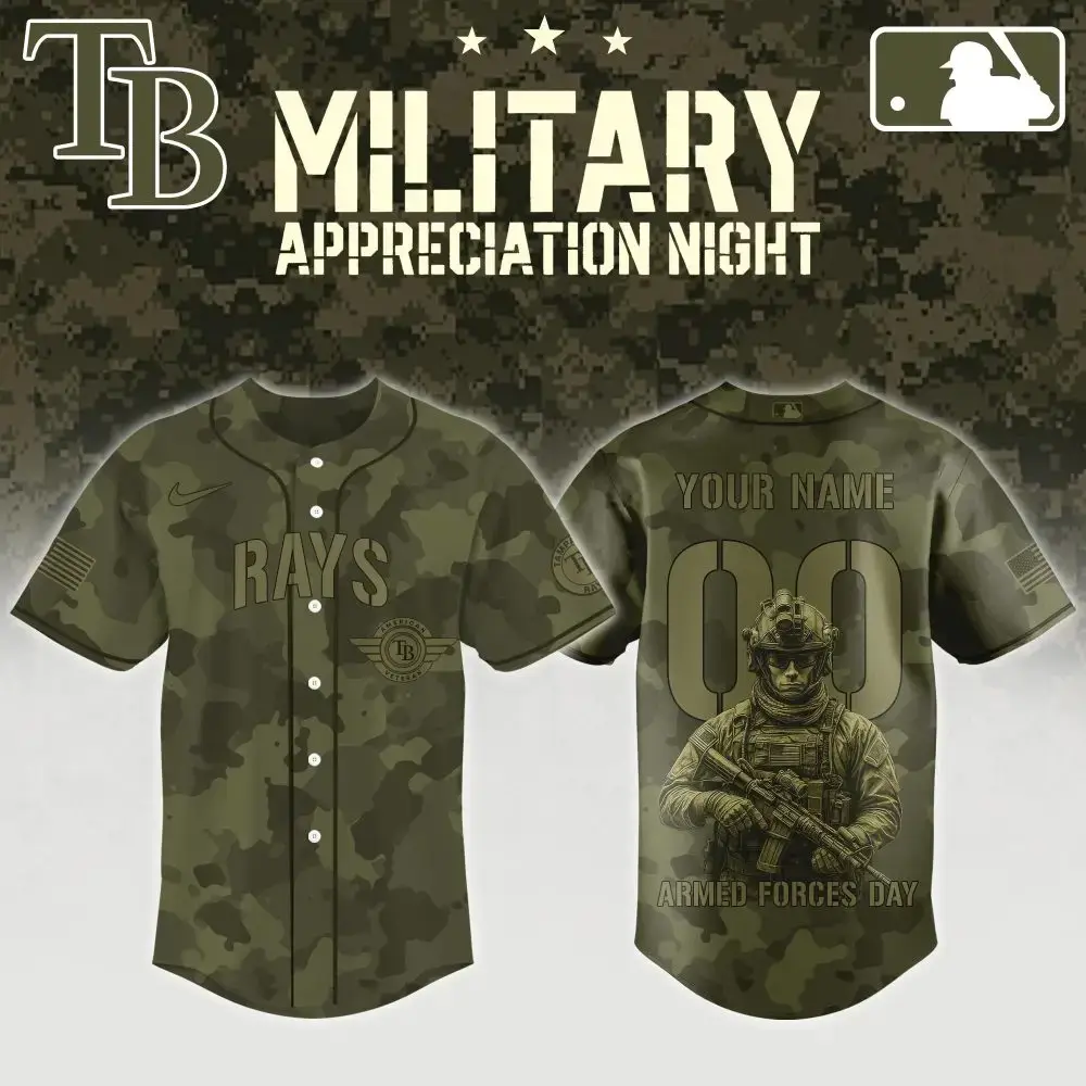 Custom Military Appreciation Night Jersey – Honor Armed Forces With Style Image