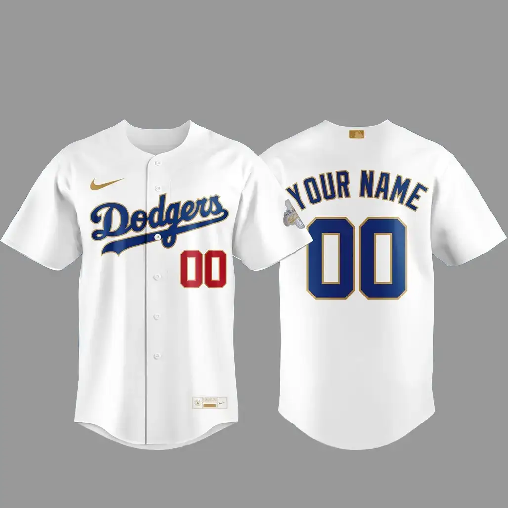 Custom Name and Number Los Angeles Dodgers 2026 No Legacy Without Baseball Jersey Image