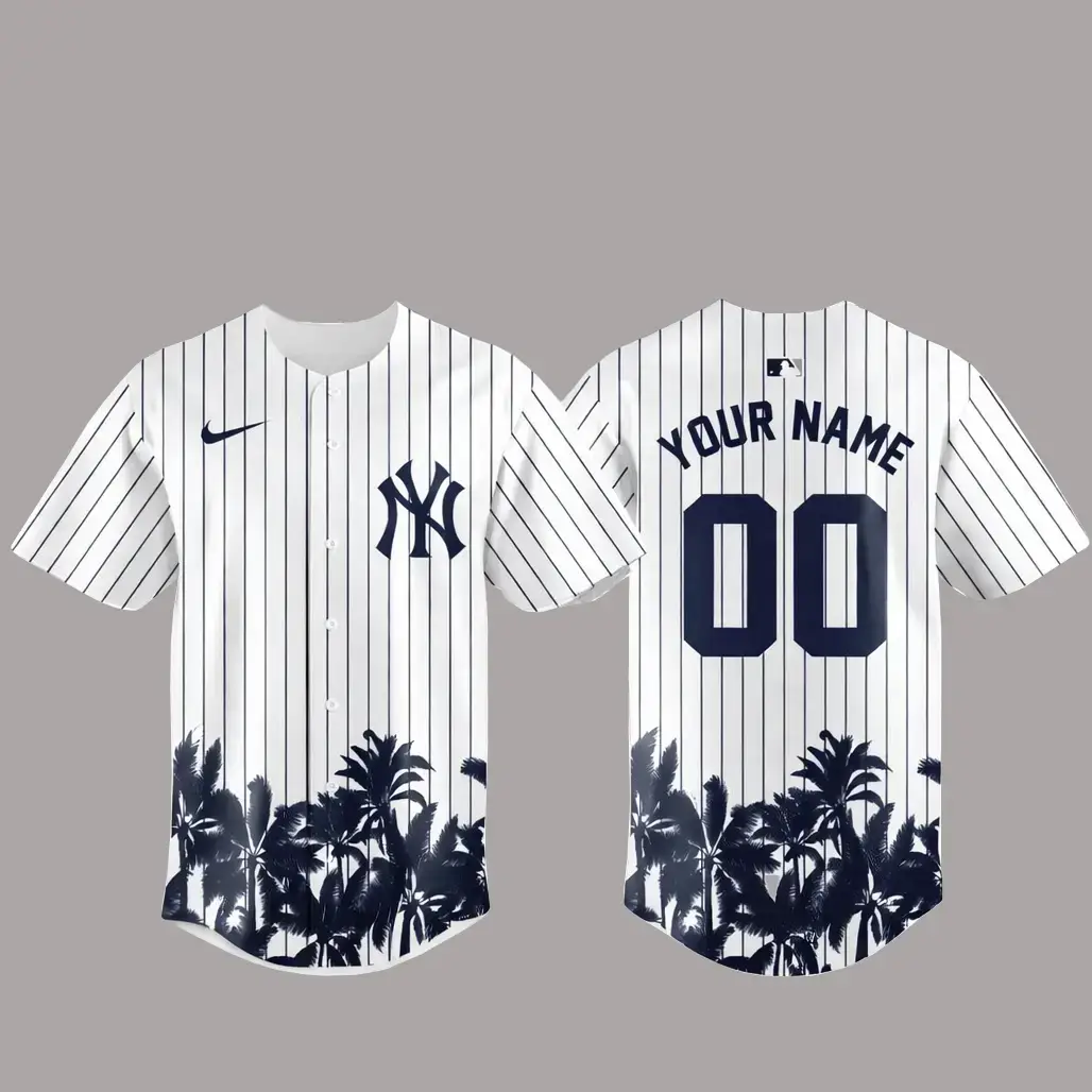 Custom Name and Number New York Yankees 2026 Spring Training Baseball Jersey Image