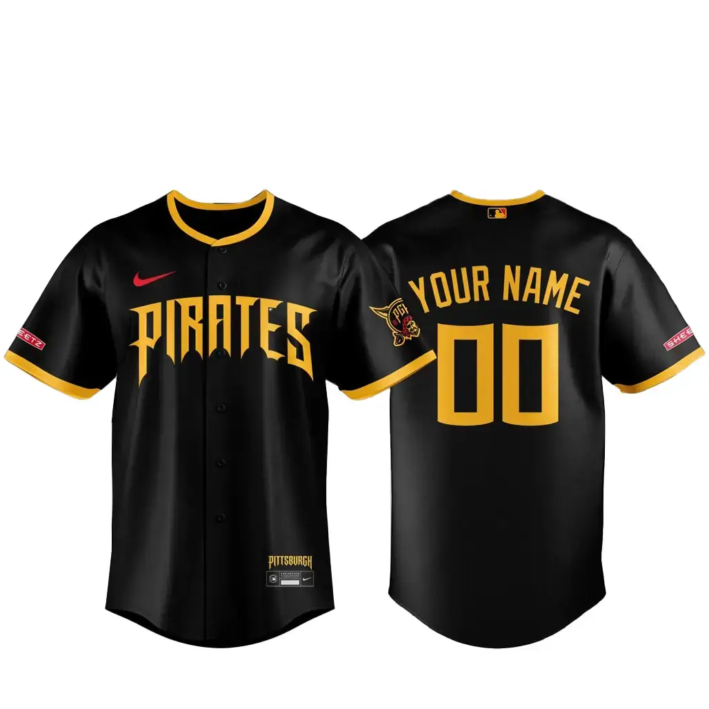 Custom Name and Number Pittsburgh Pirates City Connect 2026 Baseball Jersey Image