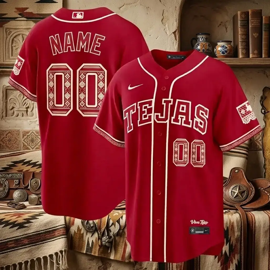Custom Name and Number Texas Rangers 2026 City Connect Stadium Baseball Jersey Image