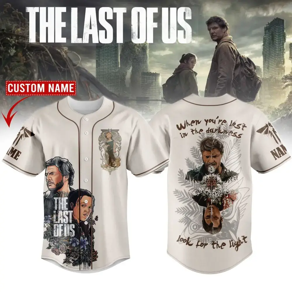 Custom Name The Last Of Us Baseball Jersey – Unique Fan Gift Apparel Image