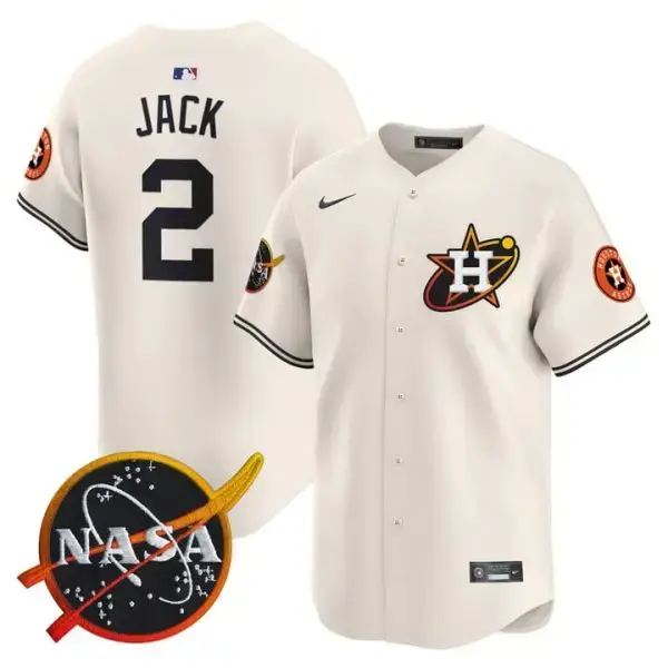Custom Nasa Themed Baseball Jersey - Personalized Name & Number Image