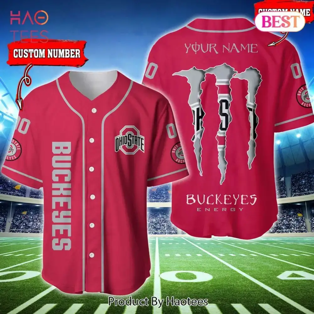 Custom Ohio State Buckeyes Jersey - Personalized Name & Number - Perfect Gift! Image