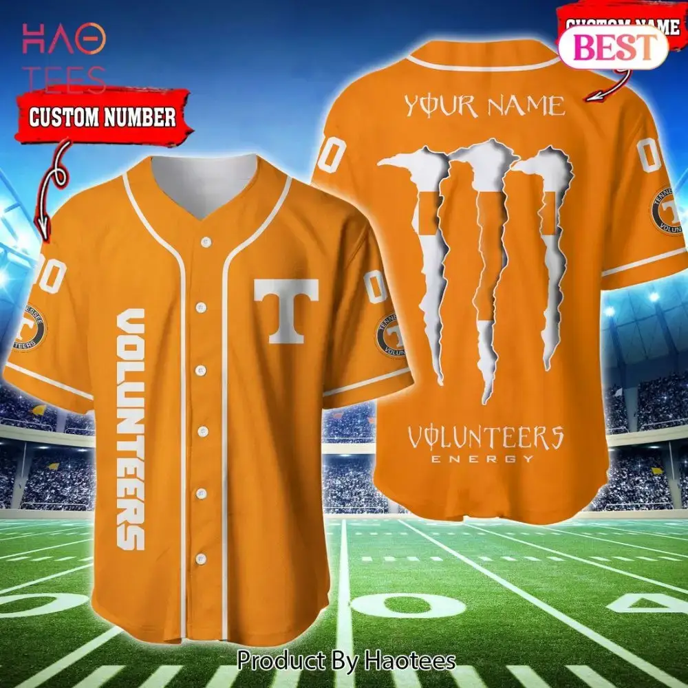 Custom Orange Volunteer Jersey - Personalized Sports Fan Gift - Unisex Team Apparel Image