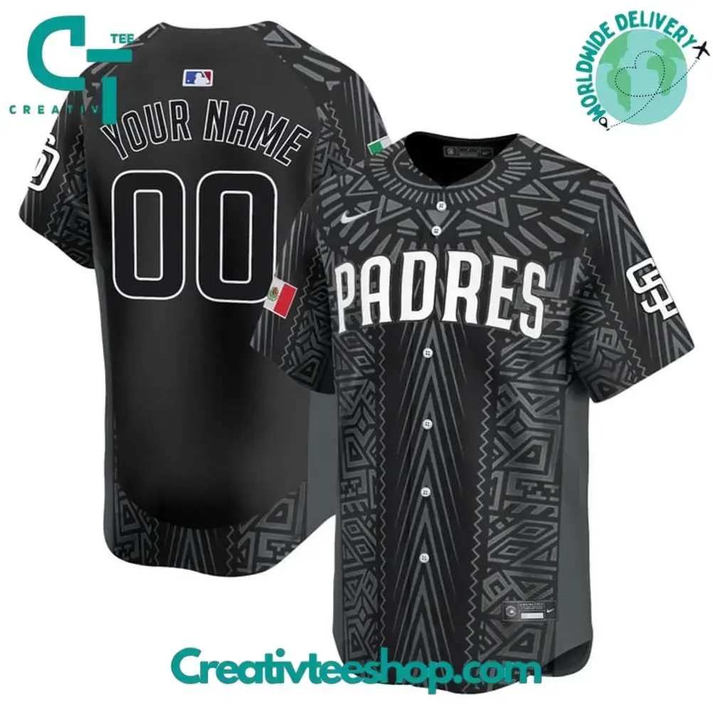 Custom Padres Baseball Jersey - Personalize Name & Number , Worldwide Shipping Image