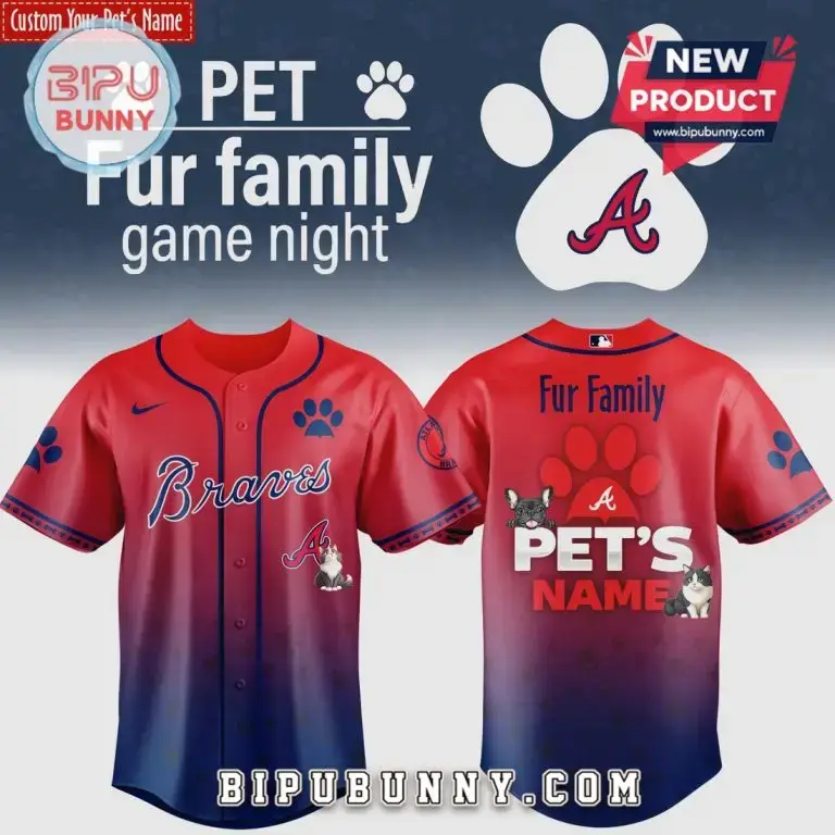 Custom Pet Baseball Jersey – Personalized Fur Family Game Night Shirt Image