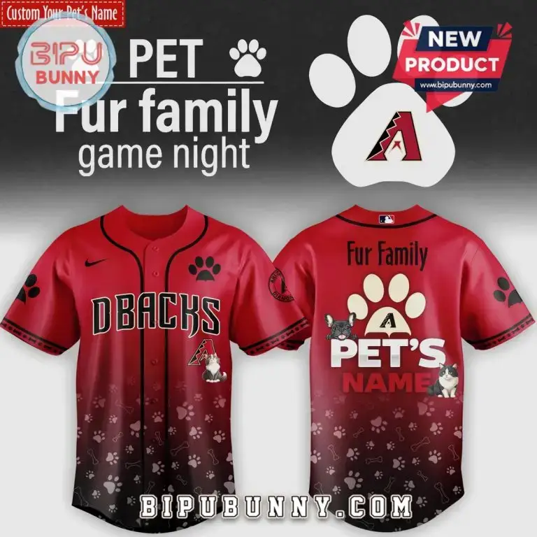 Custom Pet Jersey - Personalized Fur Family Game Night Shirt For Pet Lovers Image