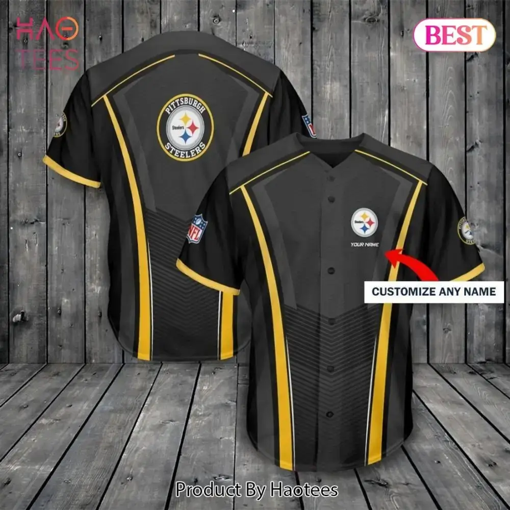 Custom Pittsburgh Football Jersey – Personalize Your Name & Show Team Pride! Image