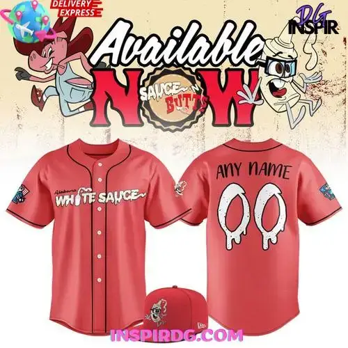 Custom Red Baseball Jersey - Personalized With Any Name & Number Image