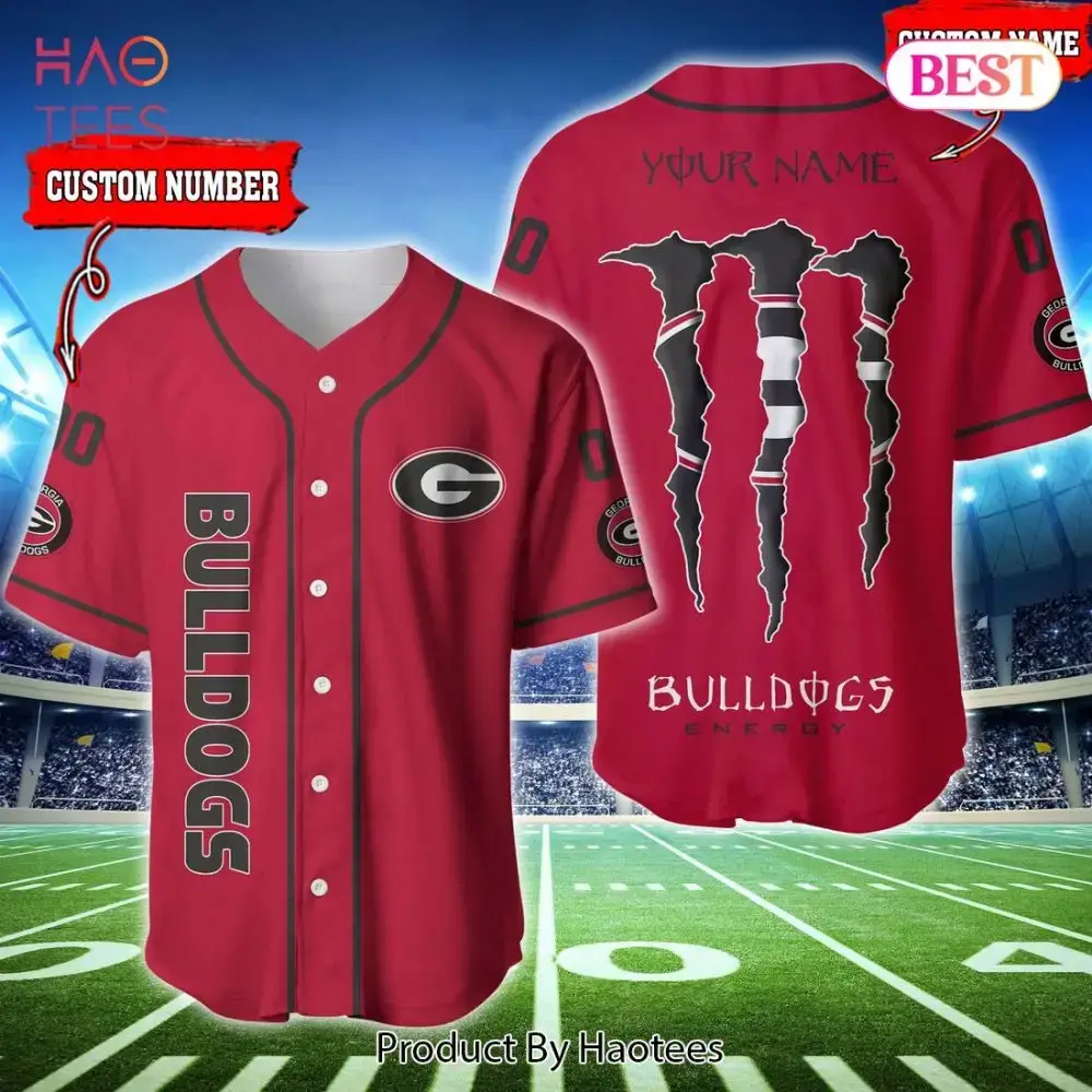 Custom Red Bulldogs Baseball Jersey – Personalized Name & Number Sportswear Image