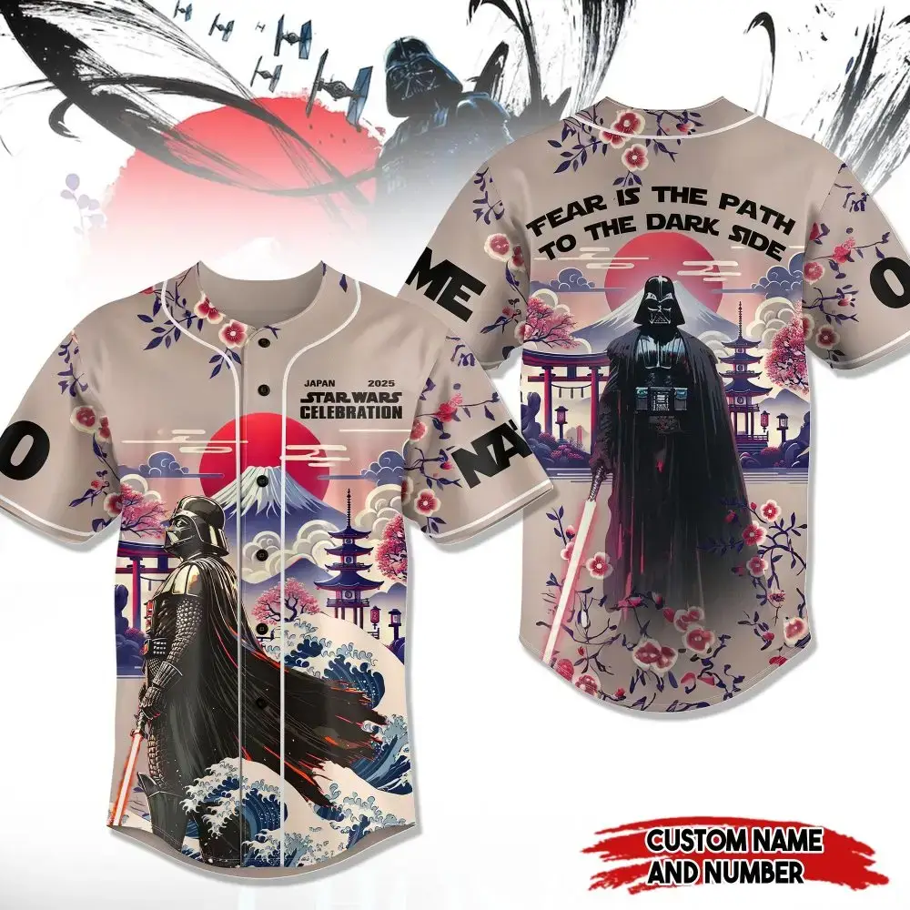 Custom Star Wars Celebration Jersey - Darth Vader Design, Limited Edition 2025 - Personalize With Your Name! Image