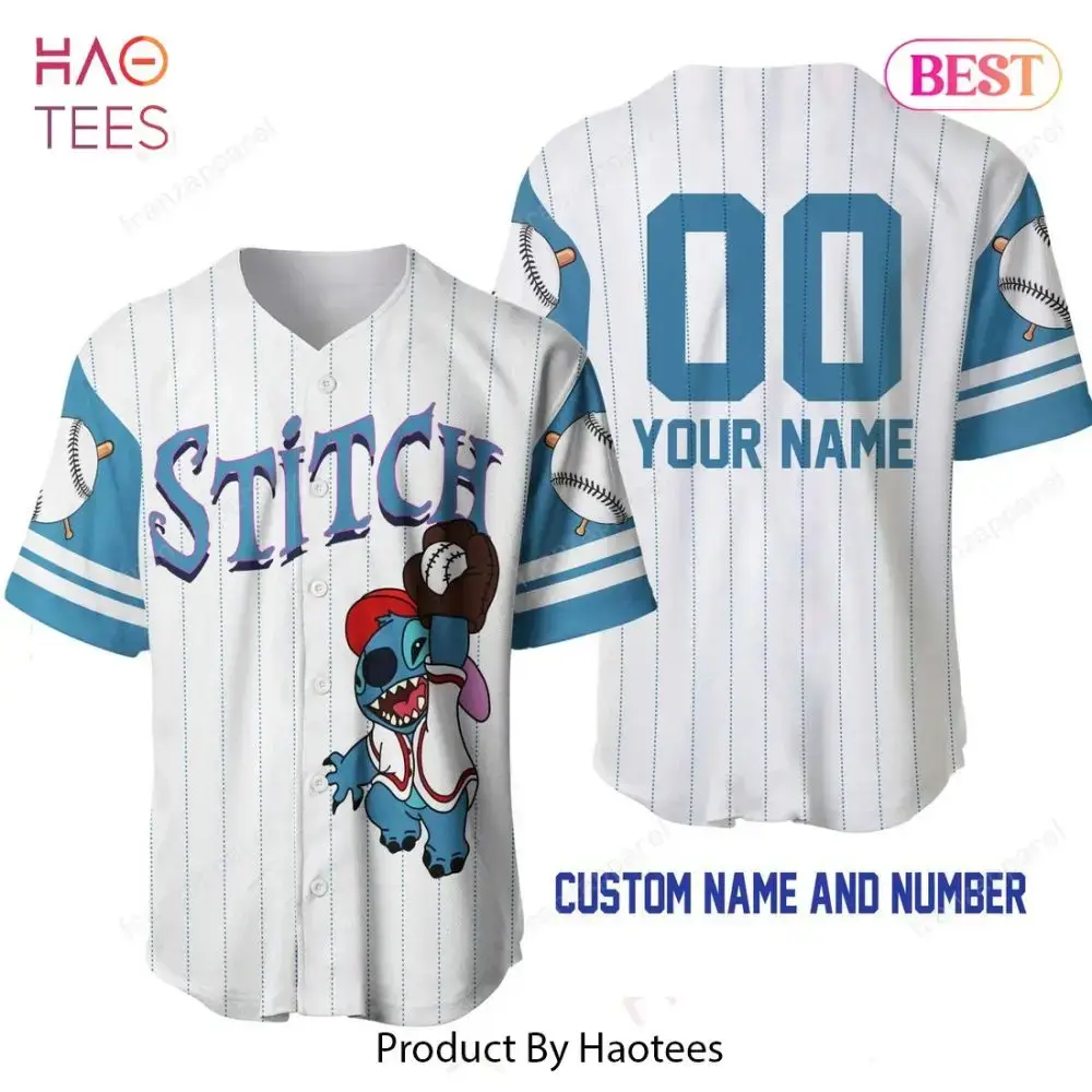 Custom Stitch Baseball Jersey – Personalize With Your Name & Number , Unique Gift Image