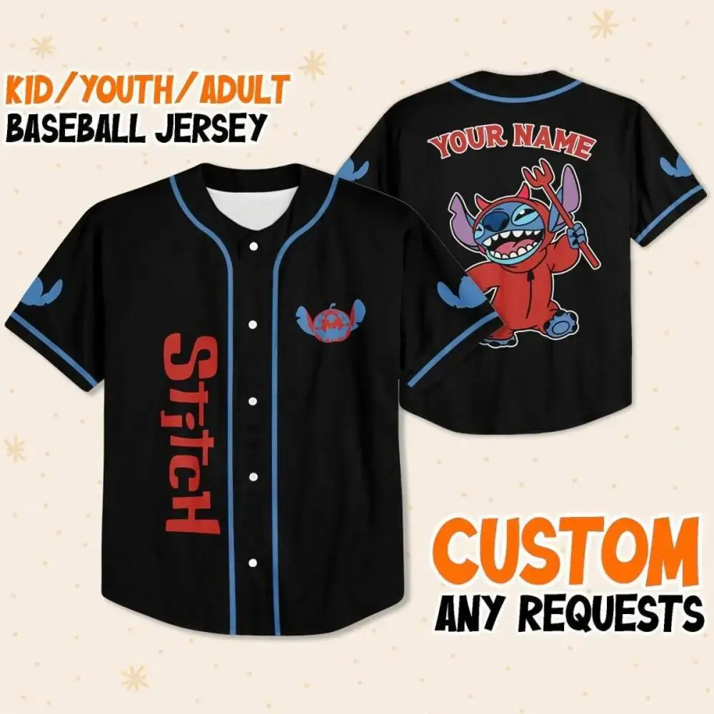 Custom Stitch Baseball Jersey - Personalized For Kids, Youth & Adults - Unique Design! Image