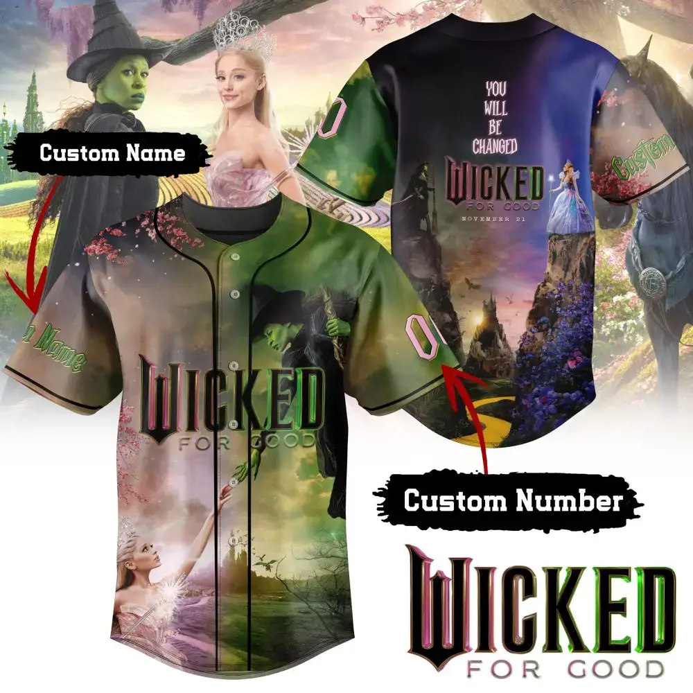 Custom Wicked Baseball Jersey - Personalize With Name & Number - Limited Edition Design! Image
