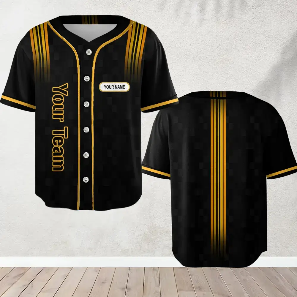 Custom Your Team Name Baseball Jersey - Personalized Name, Perfect Gift! Image