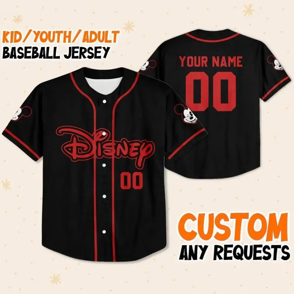 Custom Youth/Adult Baseball Jersey - Personalize With Your Name - Perfect Gift! Image