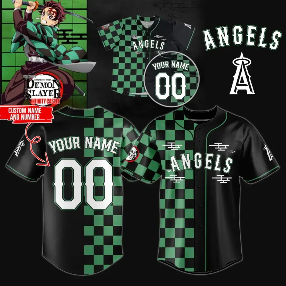 Customizable Anime-Inspired Baseball Jersey - Add Your Name & Number - Perfect Gift For Fans! Image