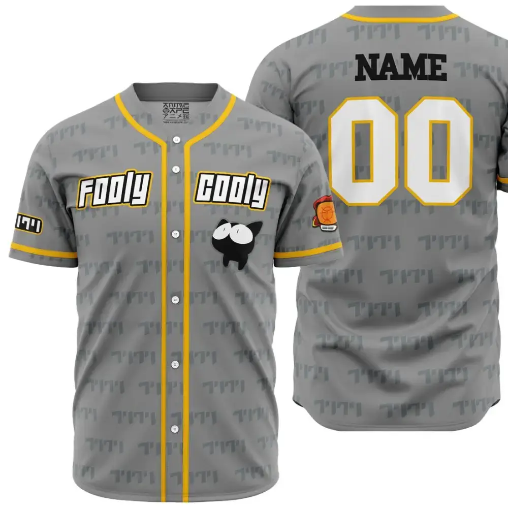 Customizable Anime-Inspired Baseball Jersey - Unique Design & Personalization Image