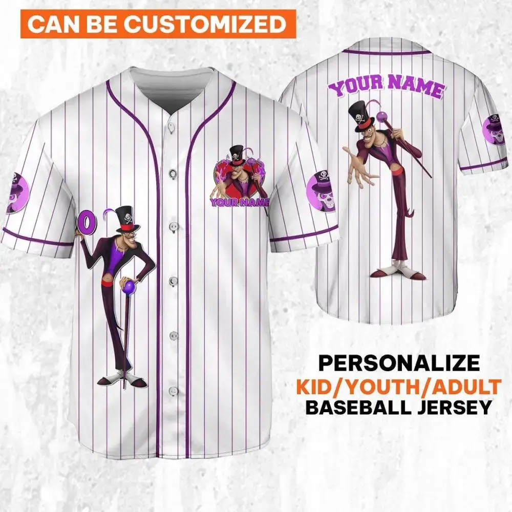 Customizable Baseball Jersey For Kids/Youth/Adults - Add Your Name & Favorite Design! Image