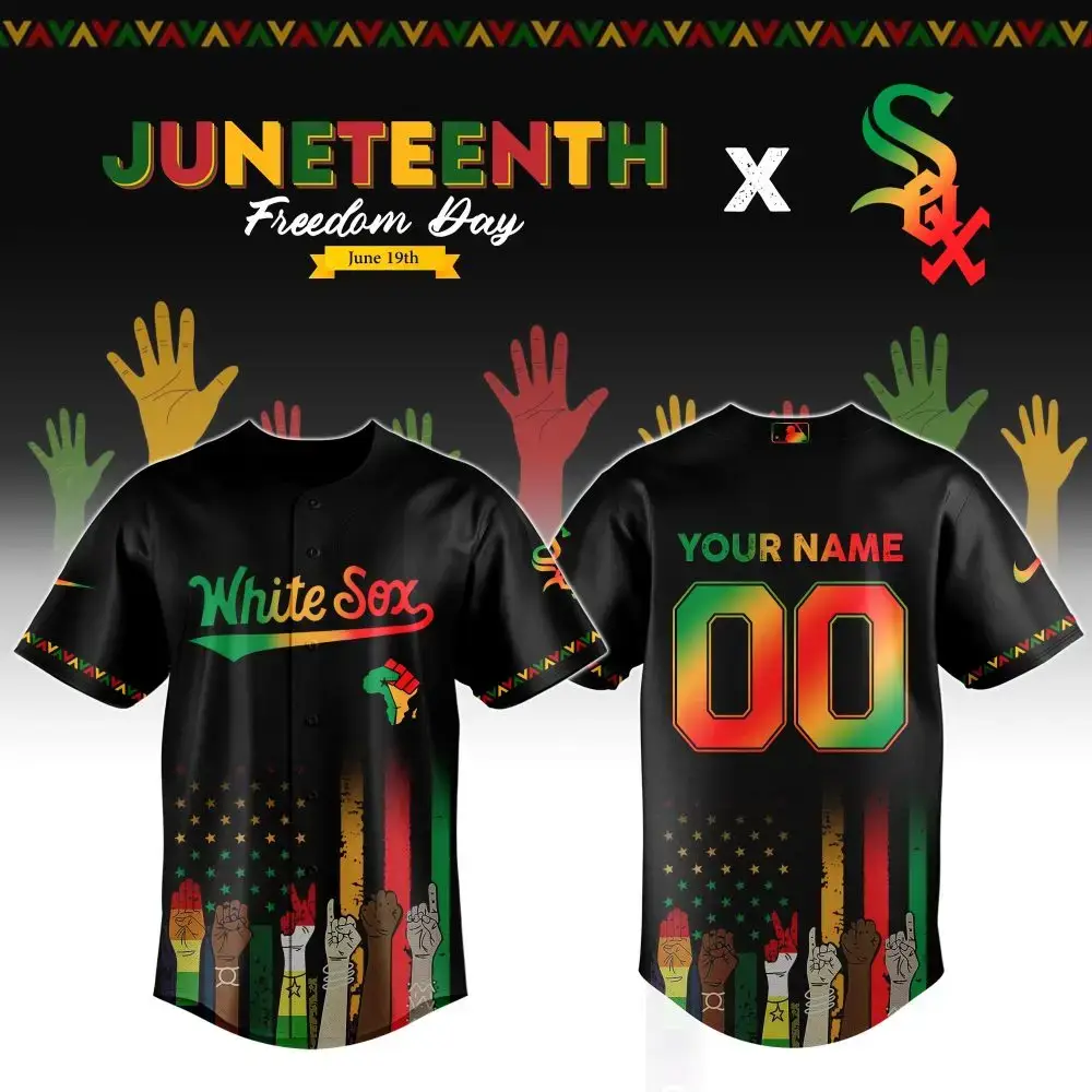 Customizable Juneteenth Baseball Jersey - Celebrate Freedom With Style! Limited Edition Image