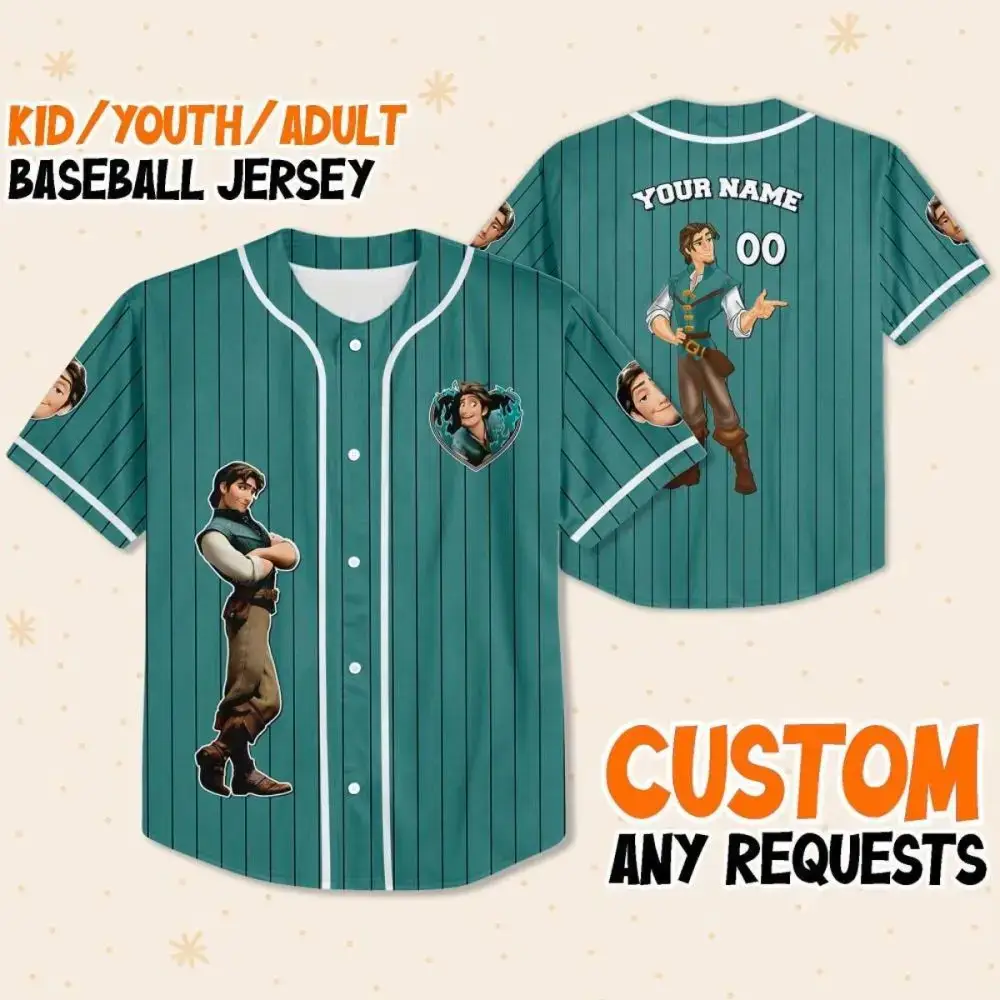Customizable Kid/Youth/Adult Baseball Jersey - Add Your Name & Number! Image