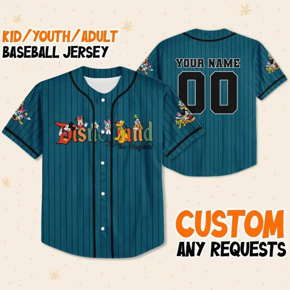 Customizable Kid/Youth/Adult Baseball Jersey - Add Your Name & Number! Image
