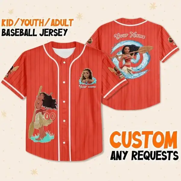 Customizable Kid/Youth/Adult Baseball Jersey - Add Your Name & Unique Design! Image