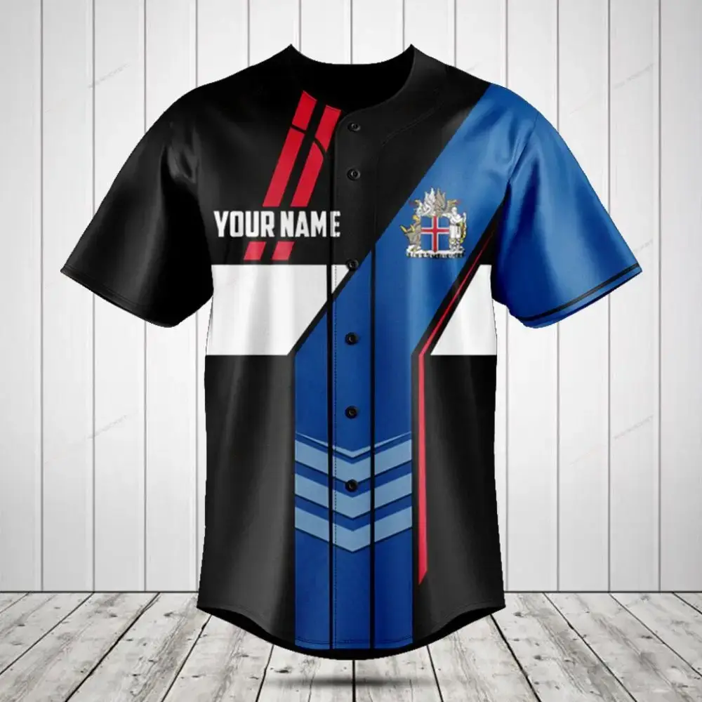 Customizable Men'S Baseball Jersey – Personalized Name & Stylish Design Image