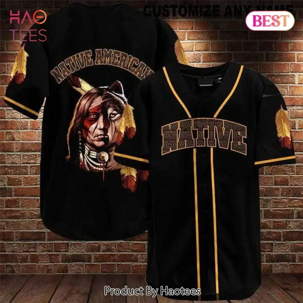 Customizable Native American Baseball Jersey - Unique Design & Comfortable Fit Image