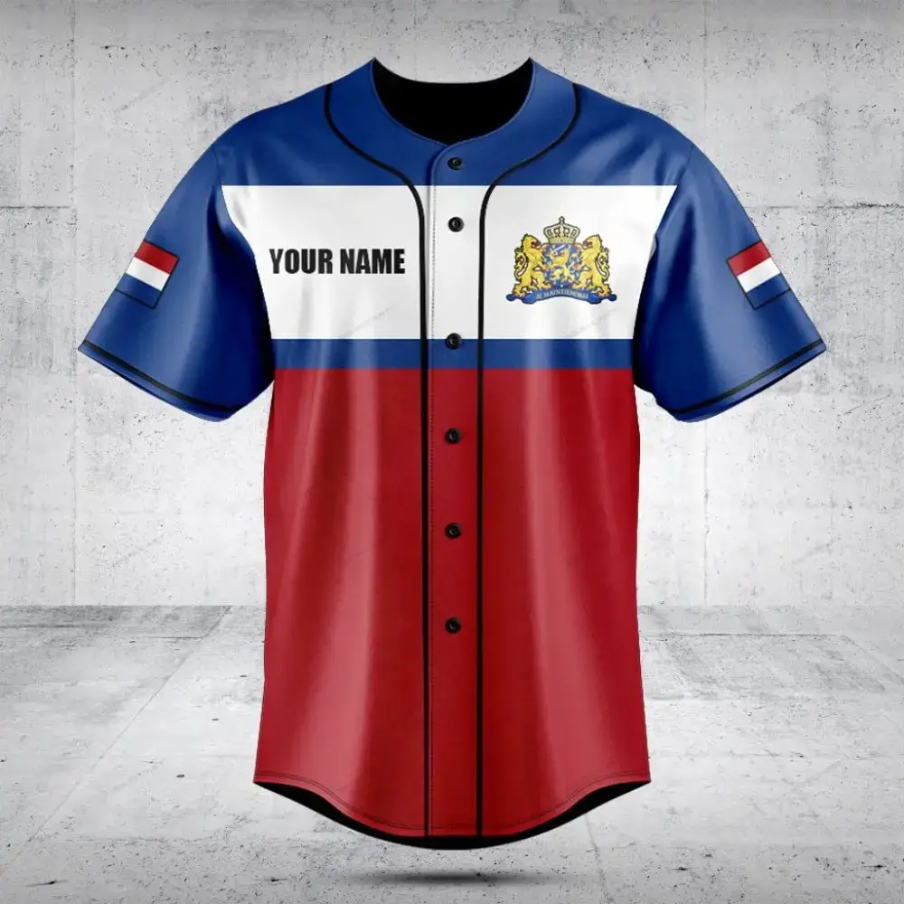 Customizable Patriotic Baseball Jersey – Personalize Your Style Now! Image