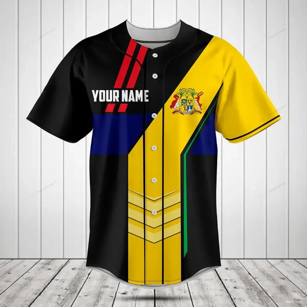 Customizable Vibrant Baseball Jersey - Personalize With Your Name - Unique Team Apparel Image