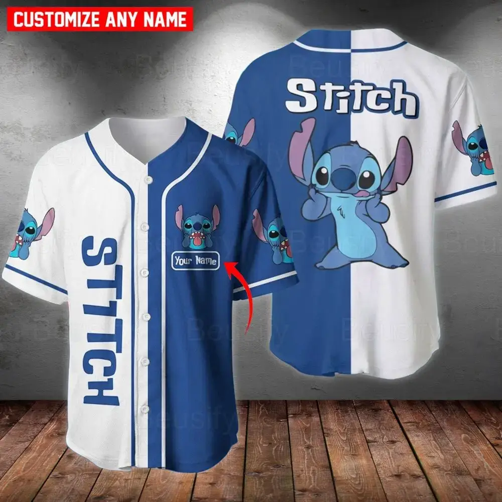 Customize Your Own Stitch Baseball Jersey - Unique & Fun Personalized Gift! Image