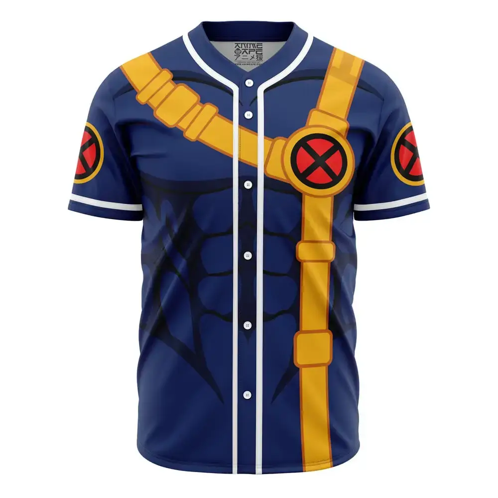 Cyclops X-Men Marvel Baseball Jersey Image