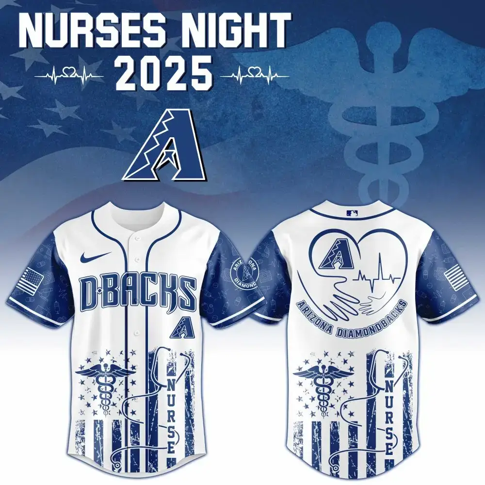 D-Backs Nurses Night 2025 Jersey - Limited Edition Support For Healthcare Heroes Image