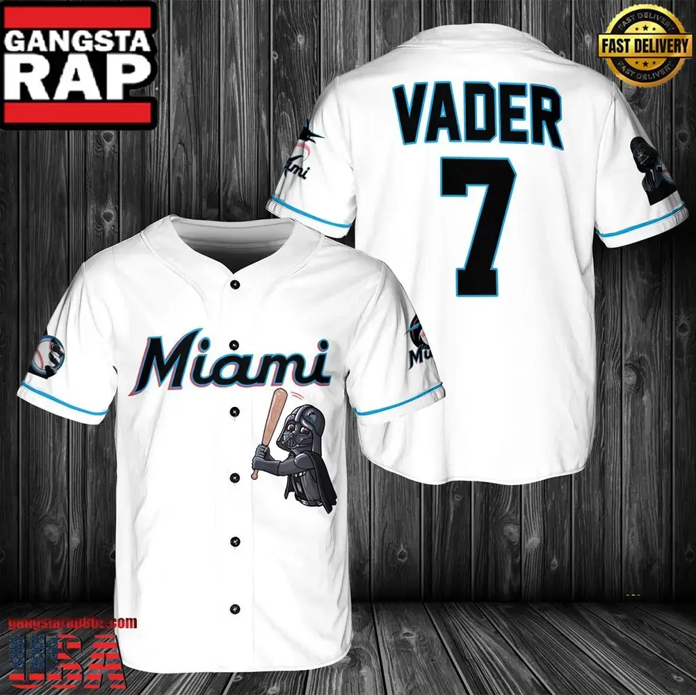 Darth Vader Influences MLB Jersey - Owl Fashion Shop - MLB Fan Gifts Image