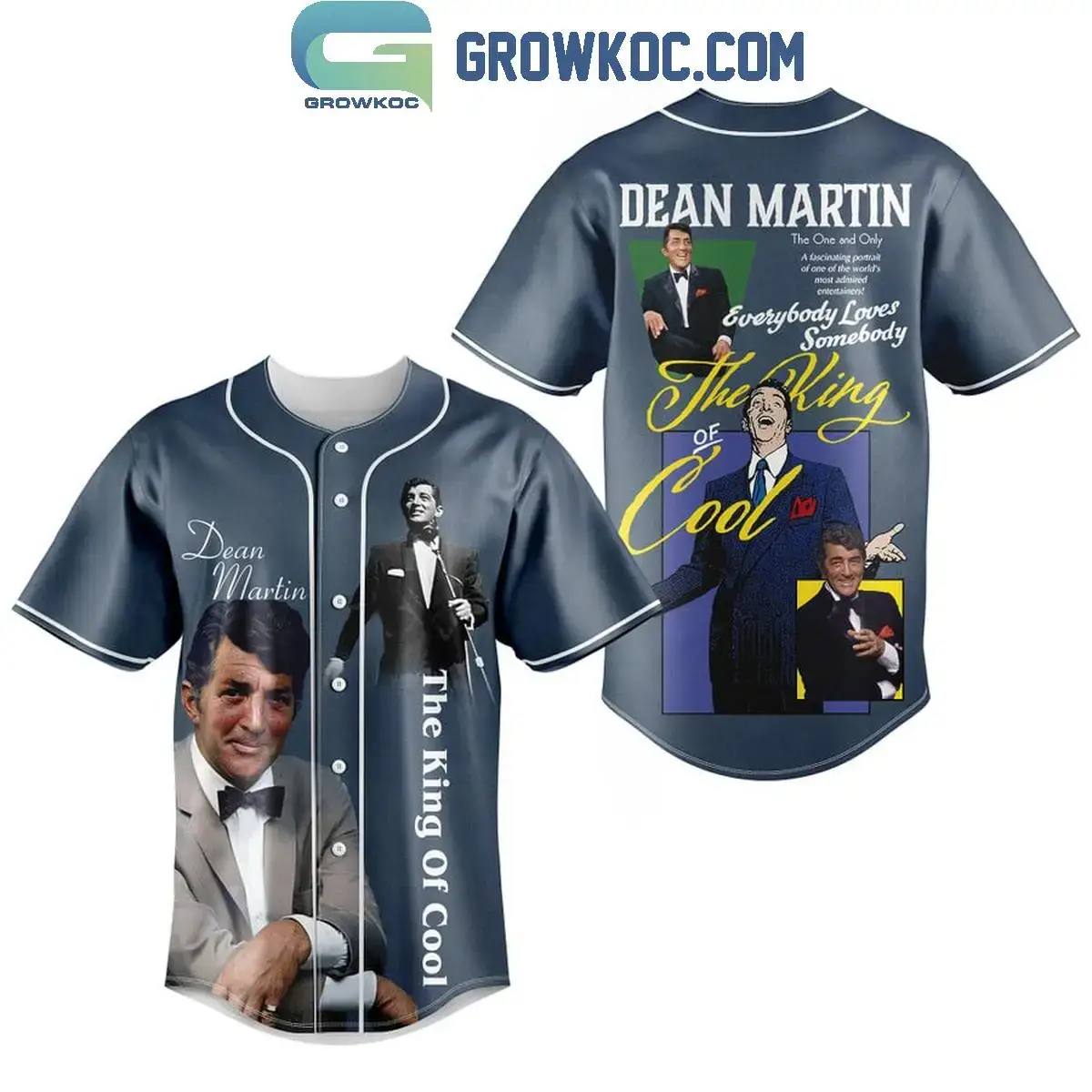 Dean Martin The One And Only The King Of Cool Baseball Jersey Image