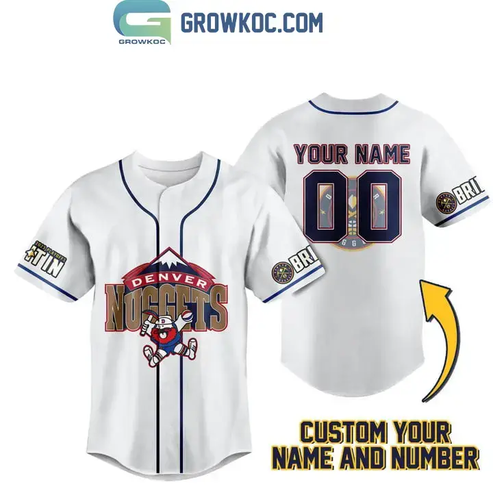 Denver Nuggets Personalized 2023 Playoffs Baseball Jersey Image