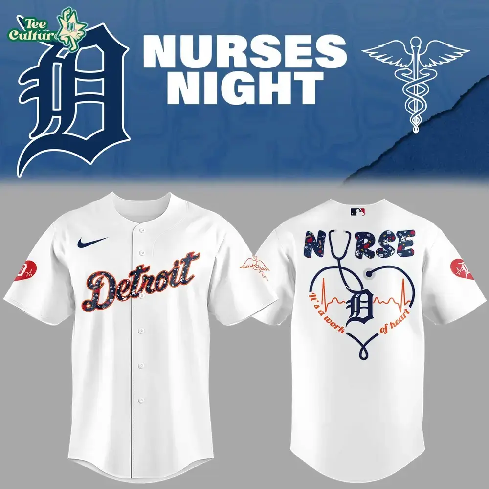 Detroit Tigers 2026 Nurses Appreciation MLB Themed Jersey Image