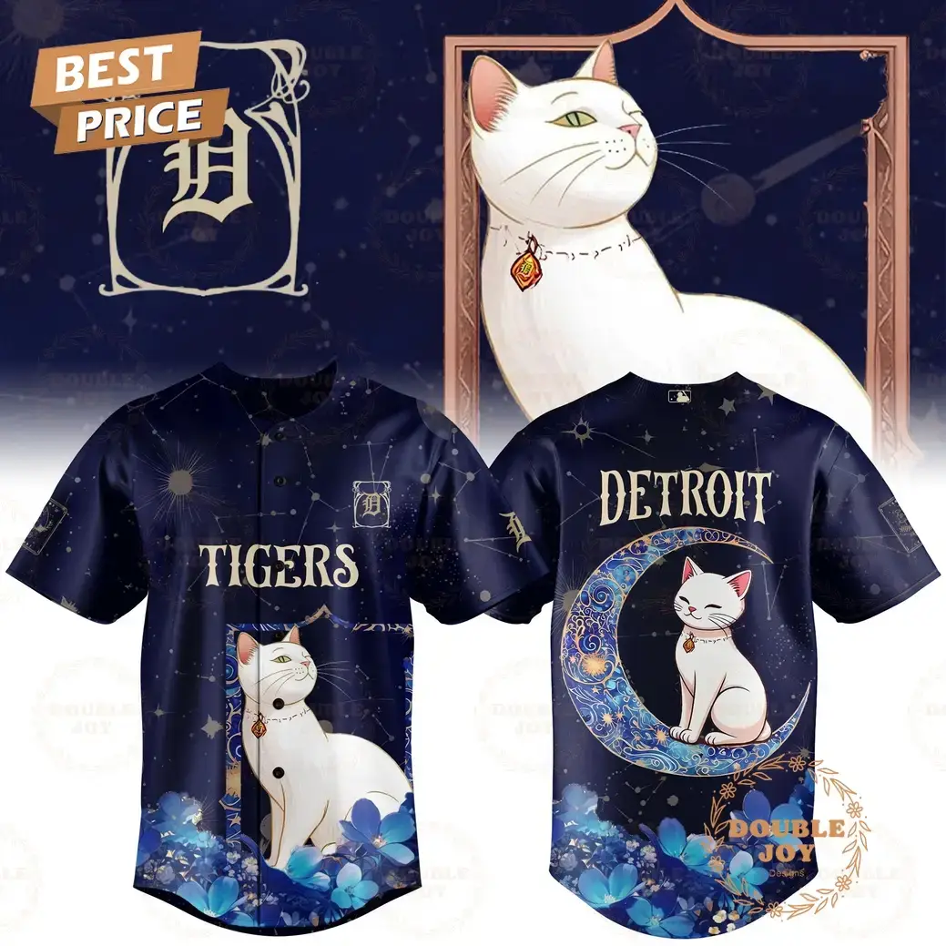 Detroit Tigers Cat Version Tarot 2025 Special Edition Baseball Jersey Image