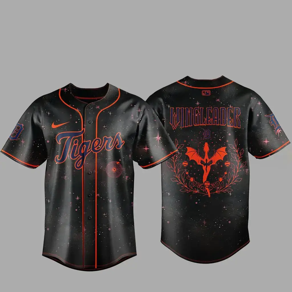 Detroit Tigers Fourth Wing 2026 Major Game Night Baseball Jersey Image