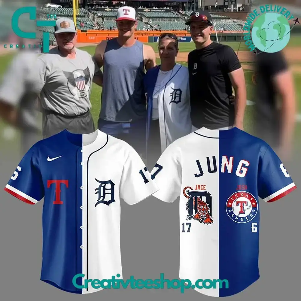Detroit Tigers "Mother Has Prepared For Jace And Josh" Baseball Jersey Image