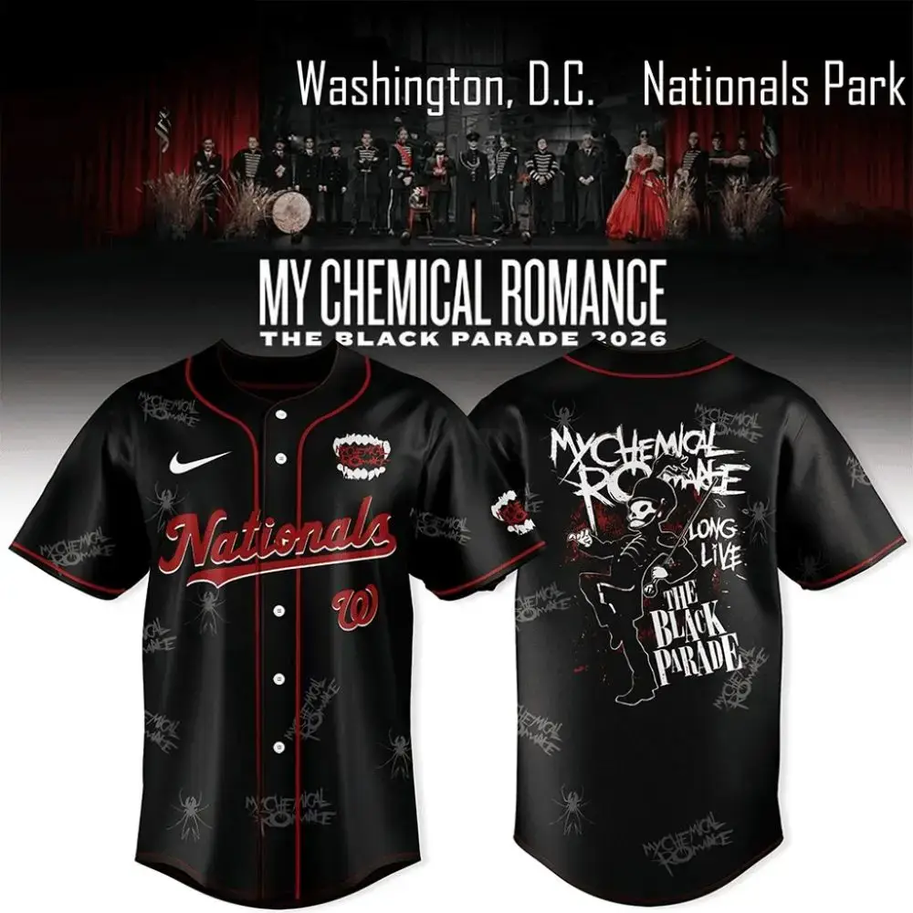 Detroit Tigers My Chemical Romance The Black Parade 2026 Jersey Detroit Tigers Merch Gifts Image