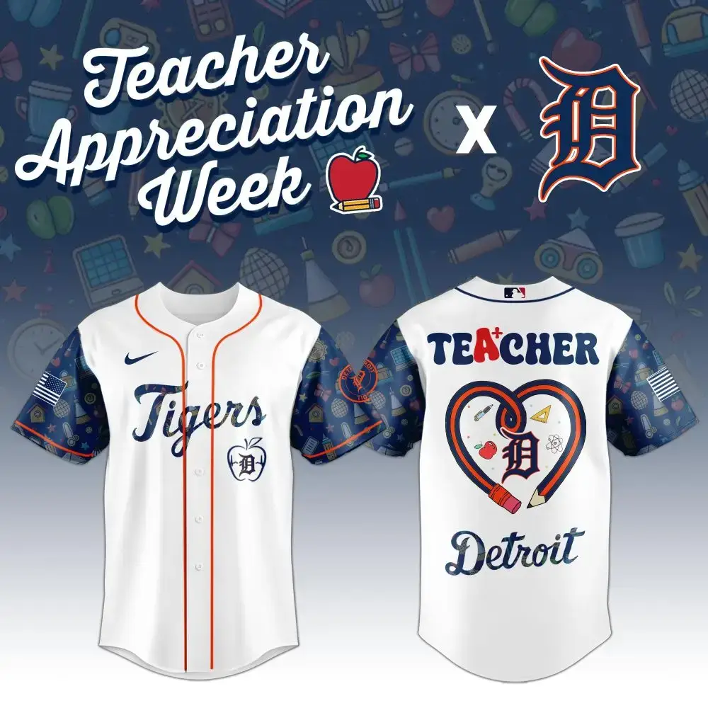 Detroit Tigers Teacher Appreciation Jersey - Celebrate Educators With Style! Image